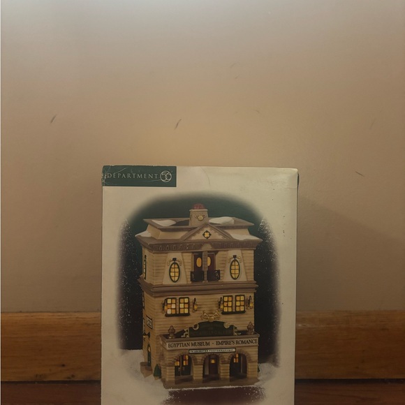 Department 56 Egyptian Museum Holiday Decor